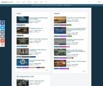 Cambiaresearch.com(Cambia Research) Screenshot