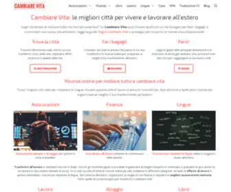 Cambiarevita.eu(Cambiare Vita) Screenshot