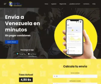 Cambiatuseuros.com(Envía dinero a Venezuela en minutos​) Screenshot