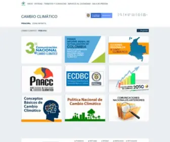 Cambioclimatico.gov.co(CAMBIO CLIMATICO) Screenshot
