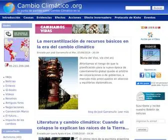 Cambioclimatico.org(Cambio Climático .org) Screenshot