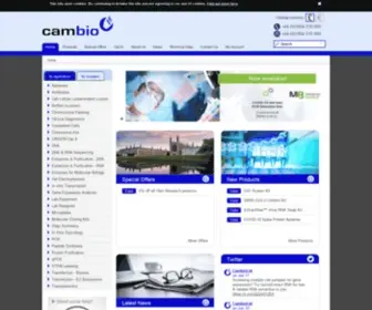 Cambio.co.uk(Excellence in Molecular Biology) Screenshot