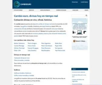 Cambioeuro.es(Cambio euro) Screenshot