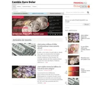 Cambioeurodolar.com(Cambio Euro Dolar) Screenshot