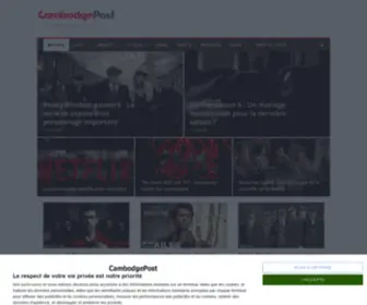 Cambodgepost.com(Cambodge Post) Screenshot