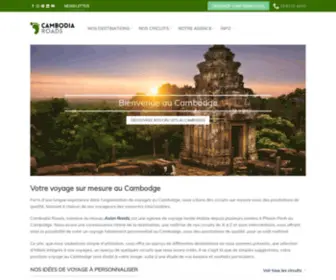 Cambodia-Roads.fr(Voyage et circuits sur mesure au Cambodge) Screenshot
