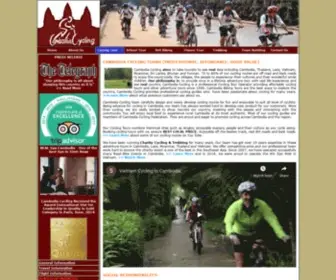 Cambodiacycling.com(Cambodia Cycling) Screenshot