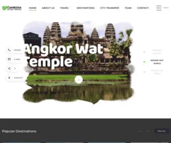 Cambodiaextratravel.com(Cambodia Extra Travel in Phnom Penh offer Cambodia day tour. Mr. Vannak) Screenshot