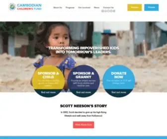 Cambodianchildrensfund.org(Cambodian Children's Fund) Screenshot