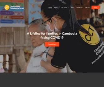 Cambodianchildrenstrust.org(Cambodian Children's Trust) Screenshot