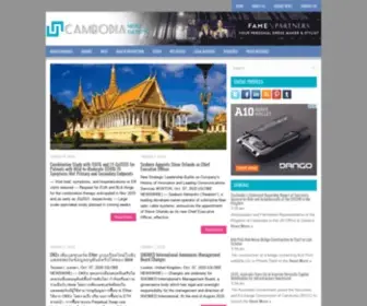 Cambodianewsgazette.com(Cambodia News Gazette) Screenshot