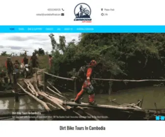 Cambodiaoffroad.com(About our bikes and support) Screenshot