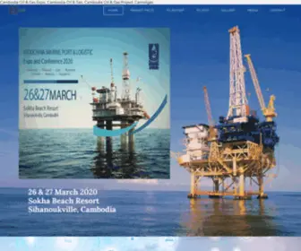 Cambodiaoilgas.com(ICOG) Screenshot