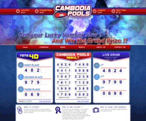 Cambodiapools.com(CambodiaPools) Screenshot