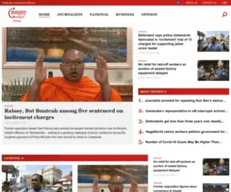 Cambojanews.com(CamboJA News) Screenshot