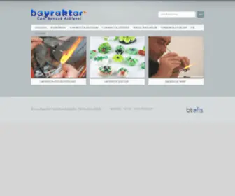 Camboncuk.com(Bayraktar cam boncuk atölyesinin resmi web sayfası) Screenshot