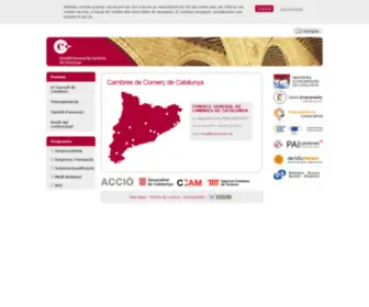 Cambrescat.es(Consell General de Cambres de Catalunya) Screenshot
