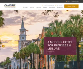 Cambriacharleston.com(Cambria Charleston Riverview) Screenshot