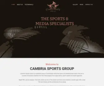 Cambriasportsgroup.co.uk(Cambria Sport) Screenshot