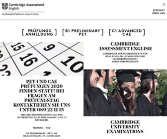 Cambridge-Bayern.de(Cambridge Prüfungen) Screenshot