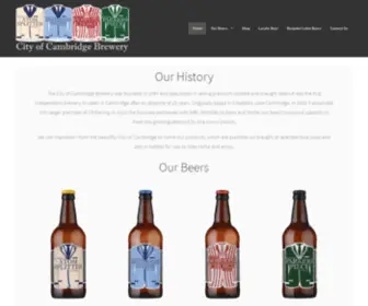 Cambridge-Brewery.co.uk(Premium Draught Beers Since 1997) Screenshot