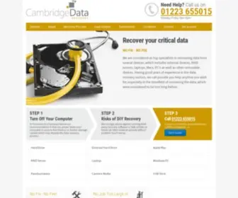 Cambridge-Datarecovery.co.uk(Data Recovery Cambridge) Screenshot