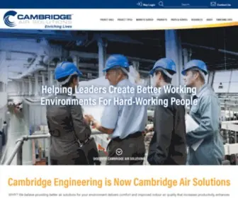 Cambridge-ENG.com(Cambridge Air Solutions) Screenshot