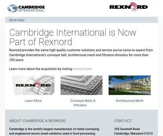 Cambridge-INTL.com(Cambridge International) Screenshot