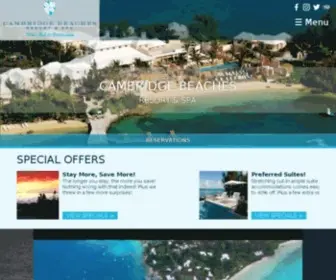 Cambridgebeaches.com(The Ahh in Bermuda) Screenshot
