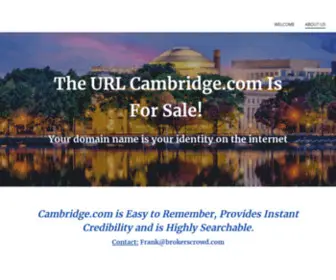 Cambridge.com(Cambridge) Screenshot