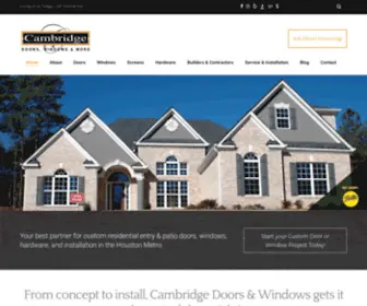 Cambridgedoors.com(Cambridge Doors & Windows) Screenshot