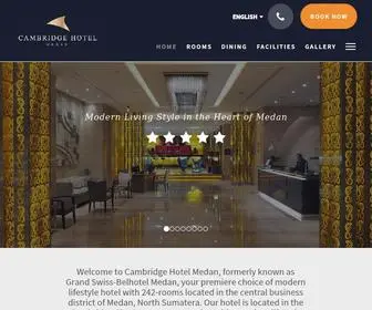 Cambridgehotelmedan.com(Cambridge Hotel Medan) Screenshot