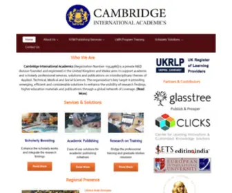 Cambridgeint.uk(Cambridge International Academics) Screenshot