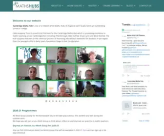 Cambridgemathshub.org(Our website Cambridge Maths Hub) Screenshot