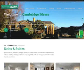 Cambridgemews.co.nz(Luxurious Motel Accommodation in the heart of the Waikato) Screenshot