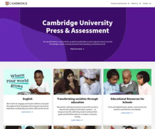 Cambridgemobileapps.com(Cambridge University Press & Assessment) Screenshot