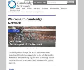 Cambridgenetwork.co.uk(Cambridge Network) Screenshot