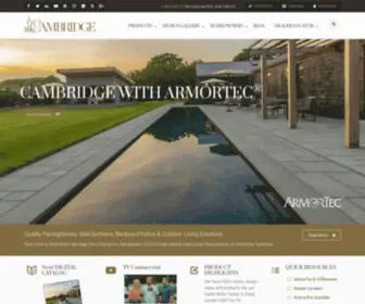 Cambridgepavers.com(Cambridge Pavingstones) Screenshot