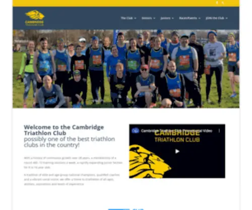 Cambridgetriathlonclub.com(Cambridge Triathlon Club) Screenshot