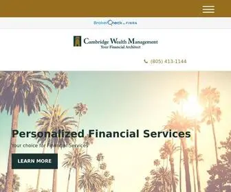 Cambridgewealth.com(Cambridge Wealth Management) Screenshot