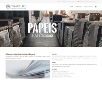 Cambucipapeis.com.br(Cambuci Papeis) Screenshot