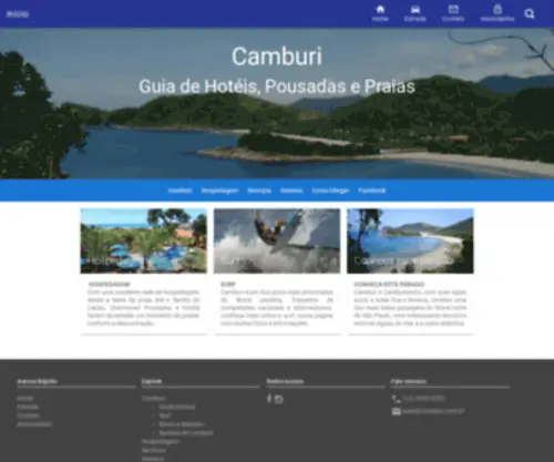 Camburi.com.br(Site de Camburi) Screenshot