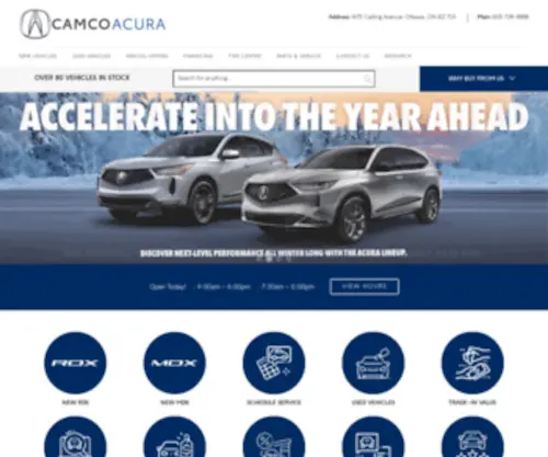 Camcoacura.com Screenshot