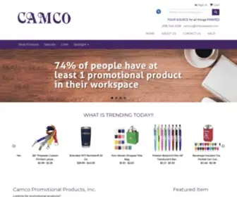 Camcopromos.com(Camco Promotional Products) Screenshot