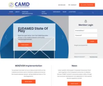 Camd-Europe.eu(CAMD) Screenshot