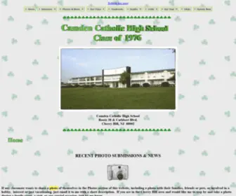 Camdencatholic1976.com(Camden Catholic High School Class of 1976) Screenshot