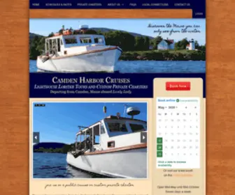 Camdenharborcruises.com(Camden Harbor Cruises) Screenshot