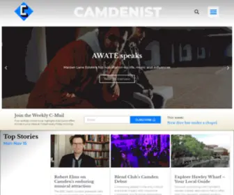 Camdenist.com(Collaborative local media and events platform) Screenshot