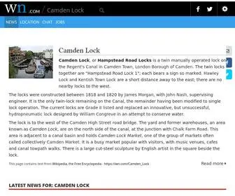 Camdenlock.com(Camden Lock) Screenshot