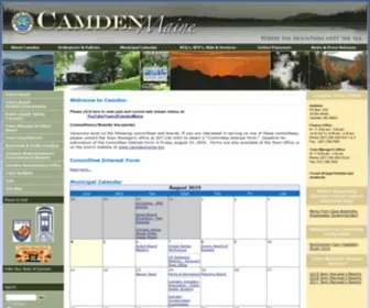 Camdenmaine.gov(Camden, ME) Screenshot